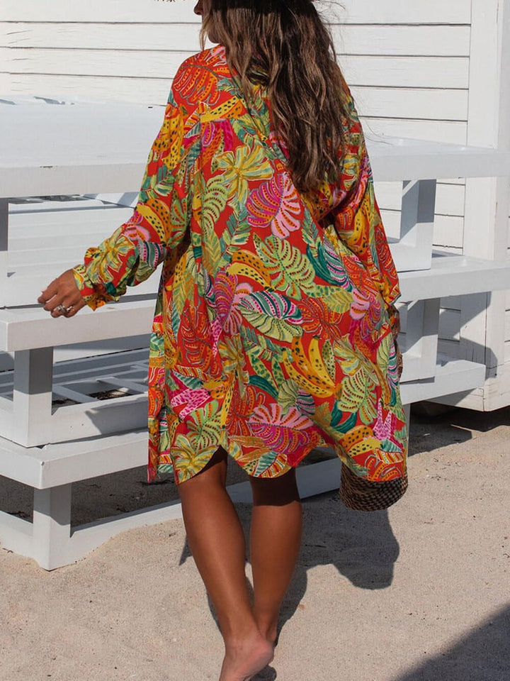 Leslie - Printed Button-Down Maxi Dress