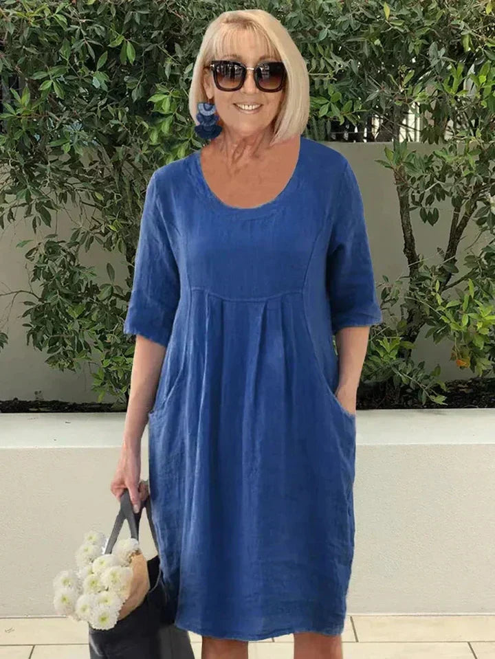 Bridget - Loose Dress with Pockets