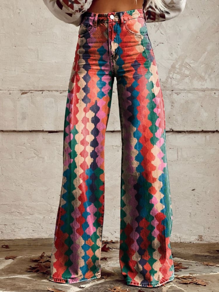 Greta | Bohemian Wide Leg Trousers