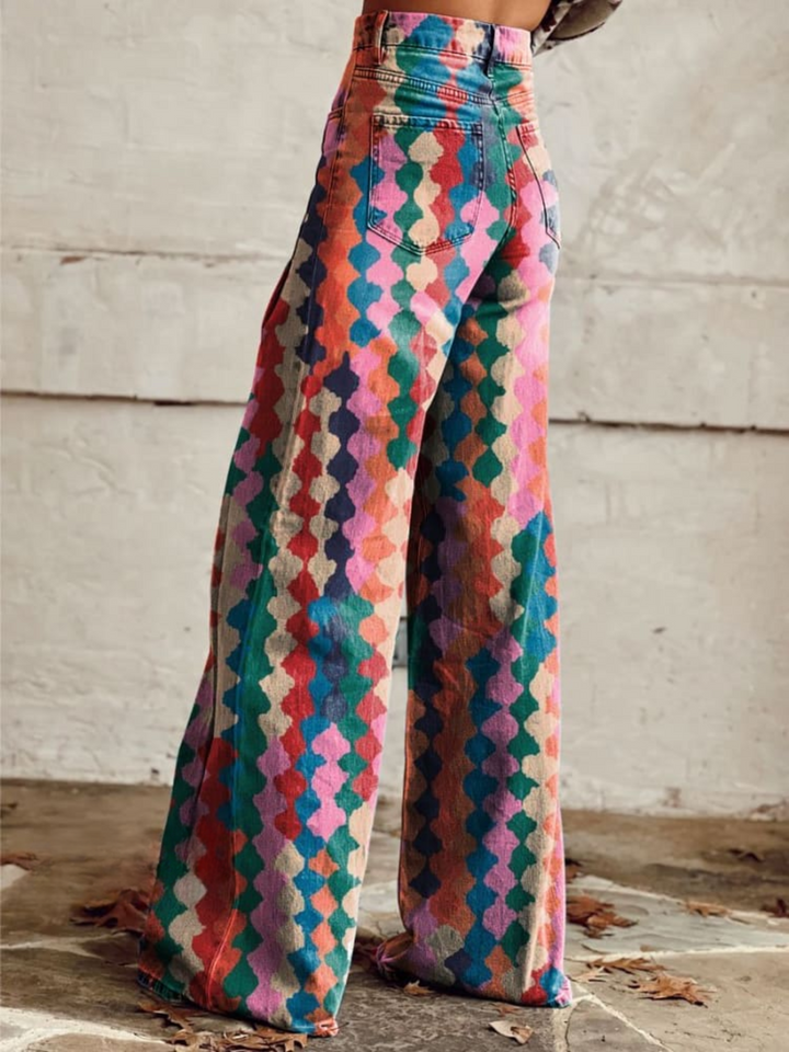 Greta | Bohemian Wide Leg Trousers