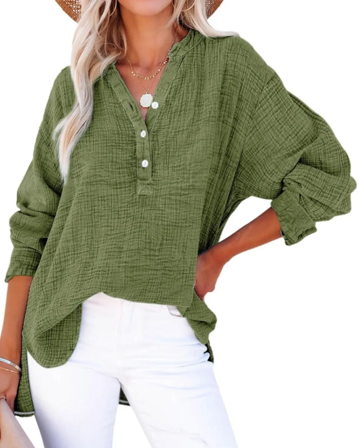 Olivia™ Breeze Linen Blouse