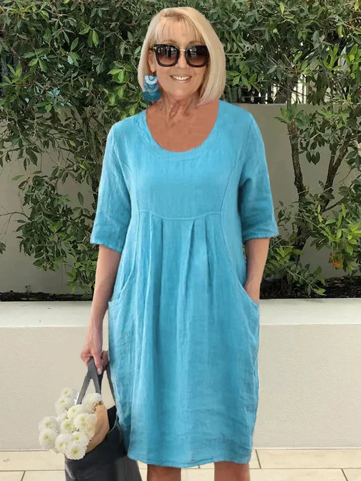 Bridget - Loose Dress with Pockets