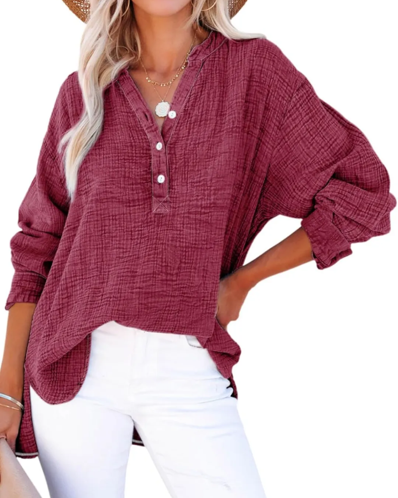 Olivia™ Breeze Linen Blouse
