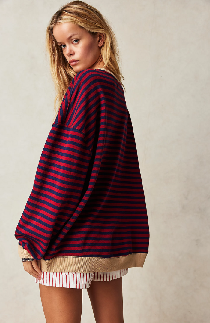 Giselle | Striped Oversize Pullover