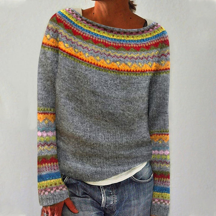Addison - Autumn retro sweater