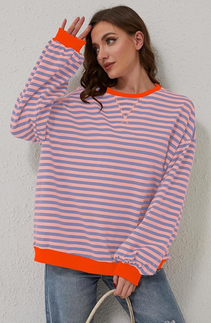 Giselle | Striped Oversize Pullover