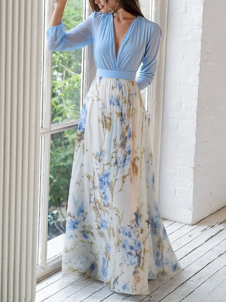 Carmen™ | Dazzling Floral Print Maxi Dress