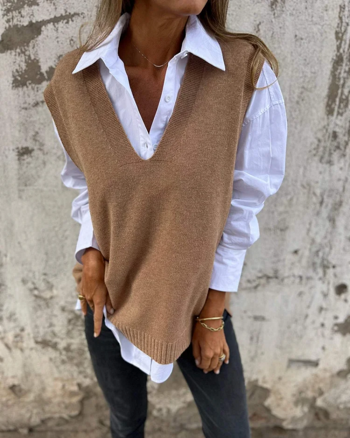 Kaley™ - Knit Sweater Vest