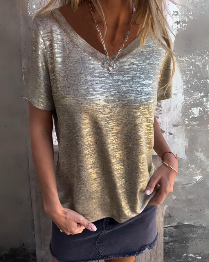 Mariona - Stylish Short Sleeve T-shirt