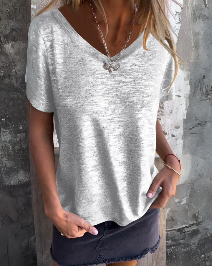 Mariona - Stylish Short Sleeve T-shirt