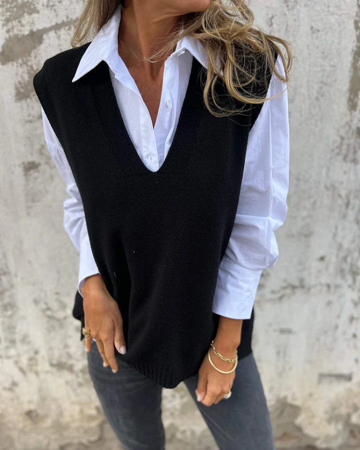 Kaley™ - Knit Sweater Vest