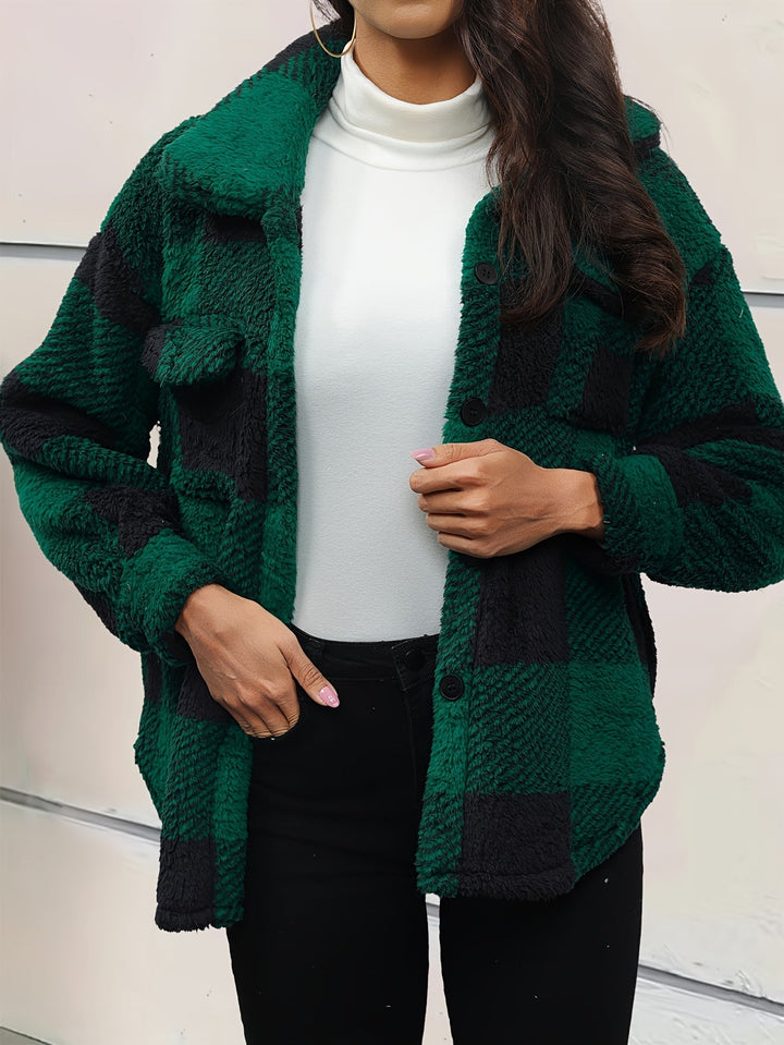 Kiara™ | Stylish Fleece Oversized Jacket