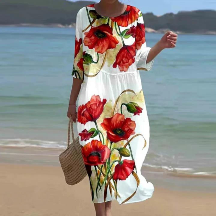 Miranda - Elegant Floral Dress