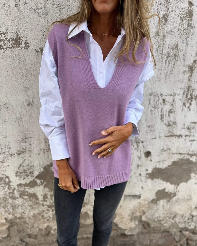 Kaley™ - Knit Sweater Vest