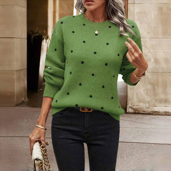 Amy™ - Polka Dot Knitted Sweater