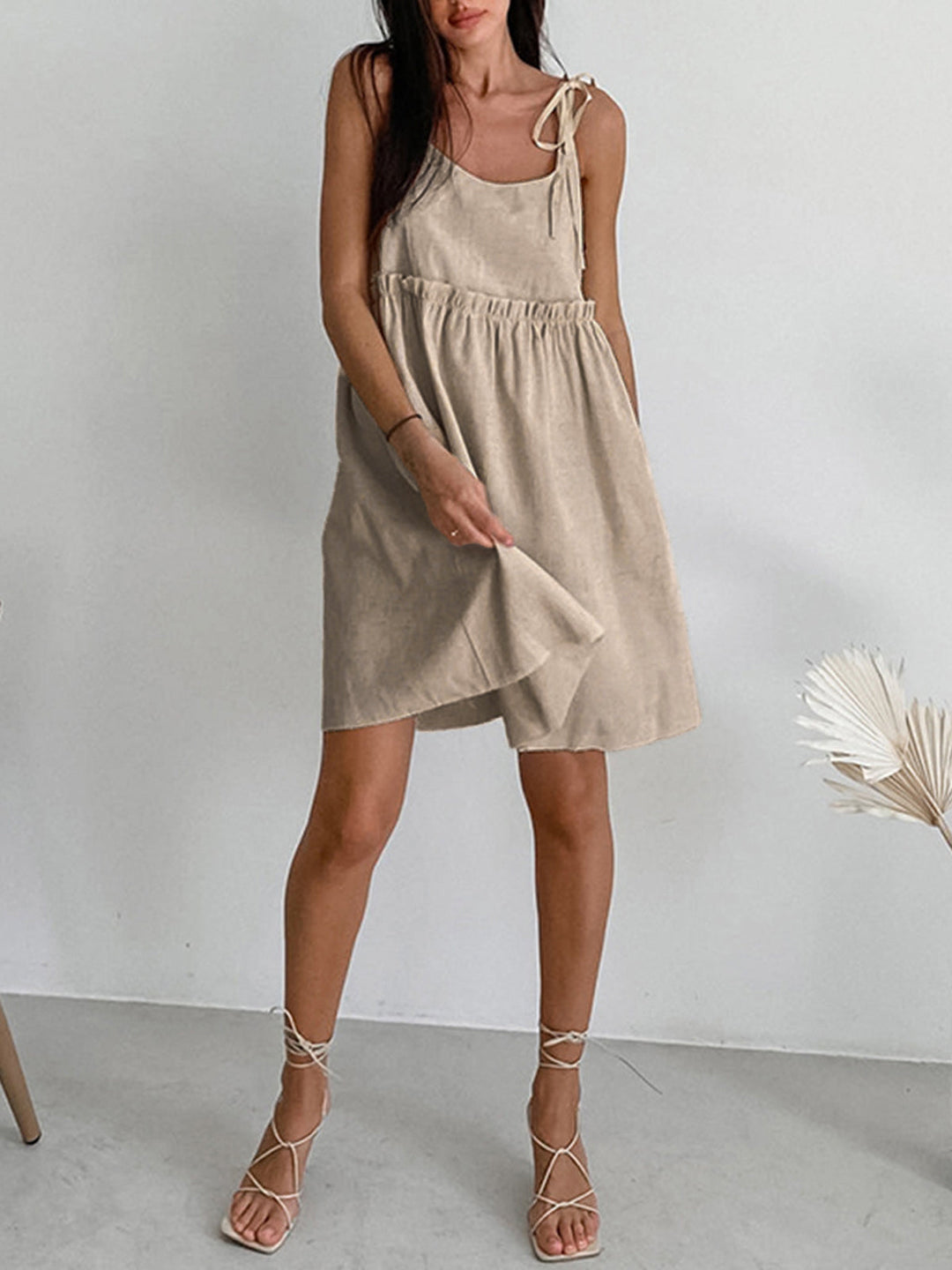 Maica - Preppy Sleeveless Mini Dress