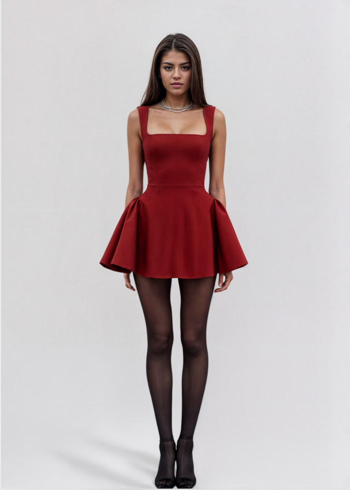 Eloise Rouge Mini Dress