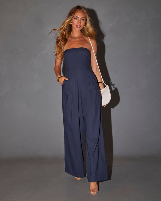 Isa | Strapless Jumpsuit
