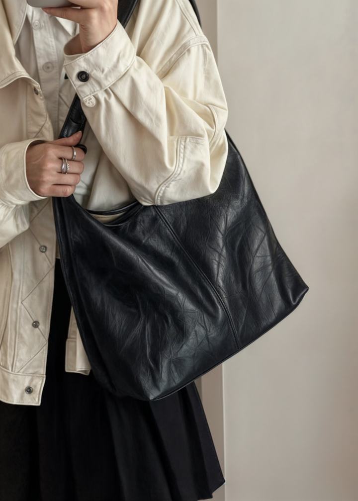 Fiona Distressed Leather Tote