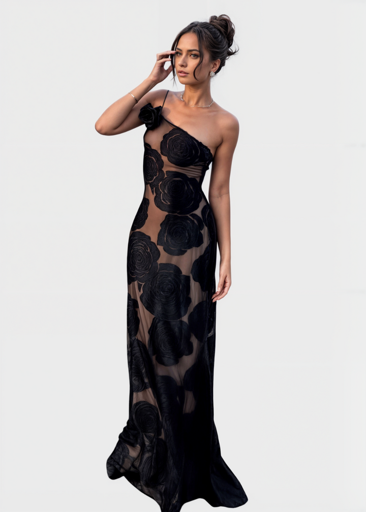 Florence Rose Flower Maxi Dress