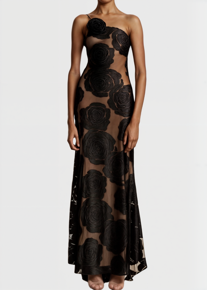 Florence Rose Flower Maxi Dress