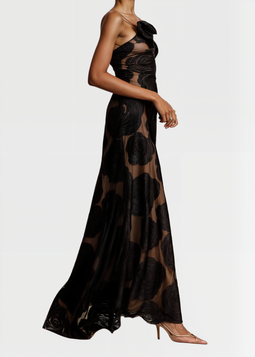 Florence Rose Flower Maxi Dress