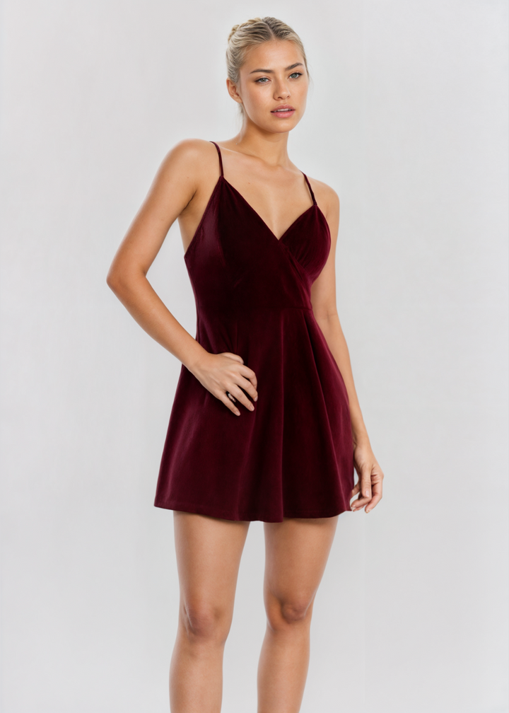 Nina Velvet Mini Dress