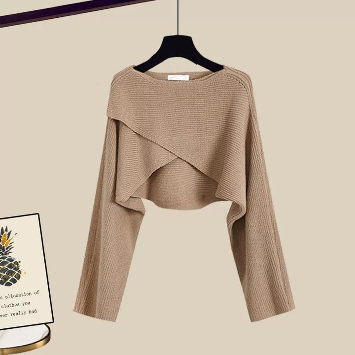 Tina | Cashmere Long Sleeve Three-Piece Set