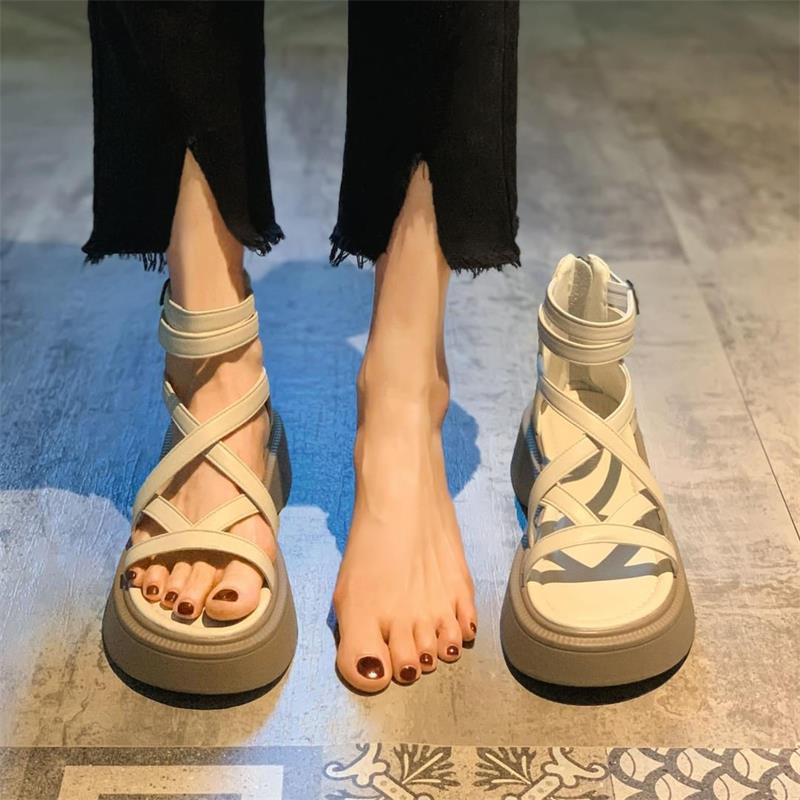 Neri™ - Bold Strappy Wedge Sandals