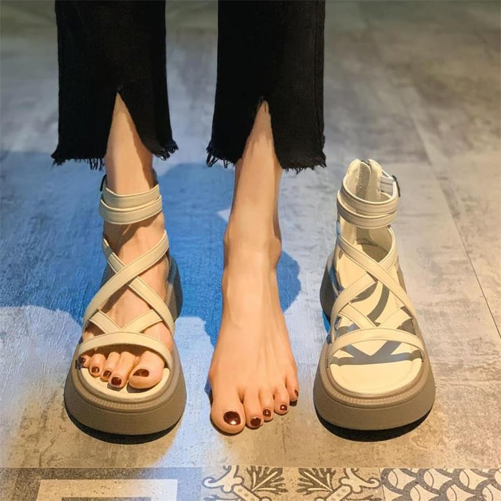 Neri™ - Bold Strappy Wedge Sandals