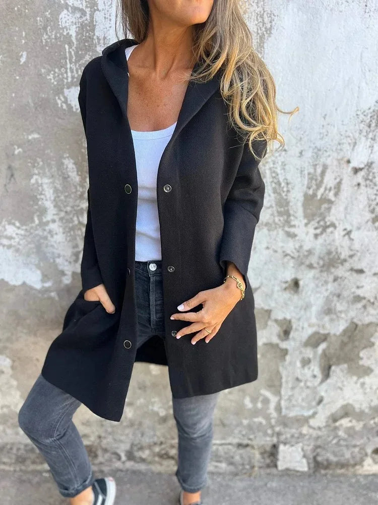 Nena™  | Elegant Coat with Hood