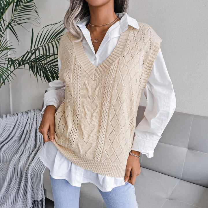 Kim™ - V-Neck Knitted Vest
