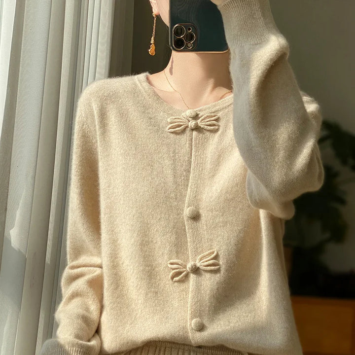 Maud | Bow-Detail Cardigan