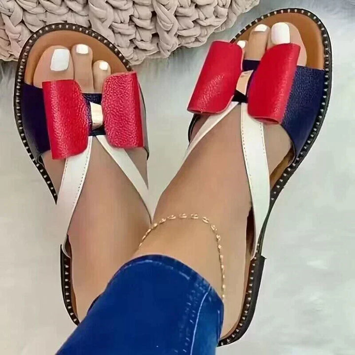Amora™ - Bow-Kissed Strappy Sandals