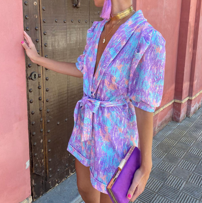 Clarissa - Trendy V-Neck Jumpsuit