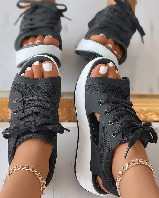 Amanda™ - Breathable Wedge Sneakers