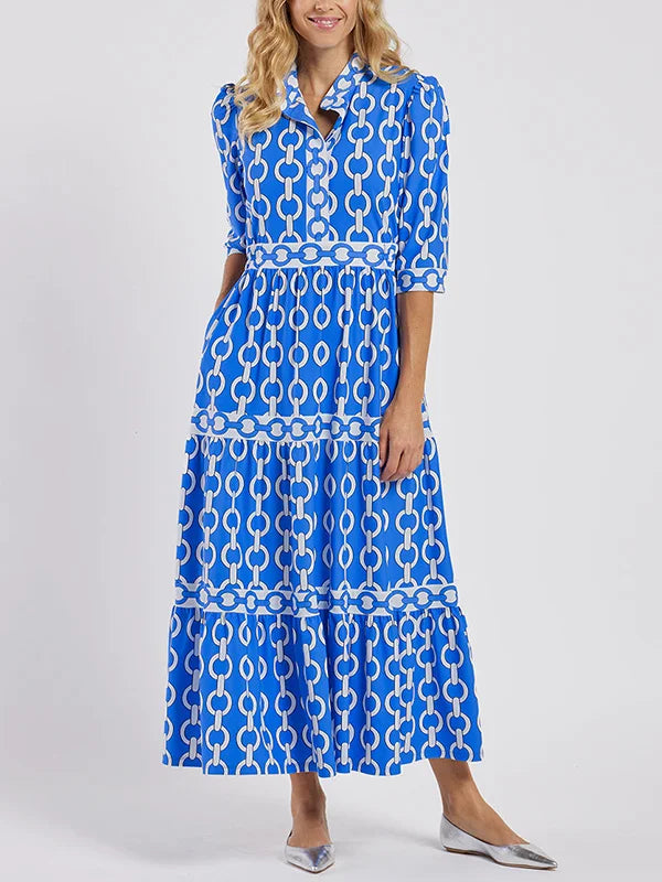 Simone™ | Chain Link Midi Dress