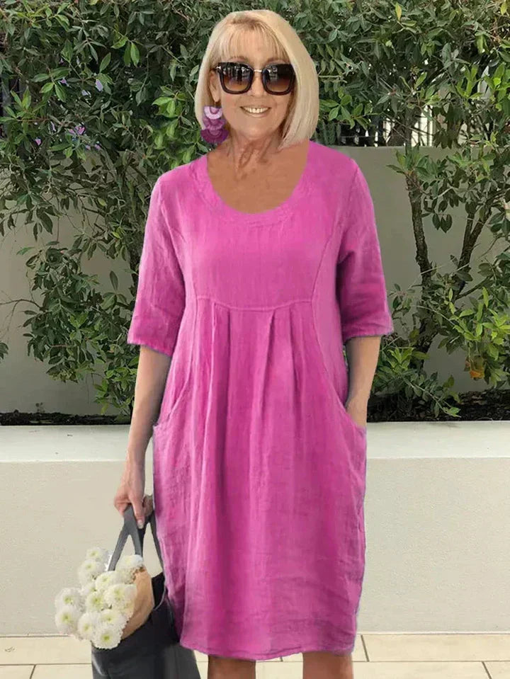 Bridget - Loose Dress with Pockets