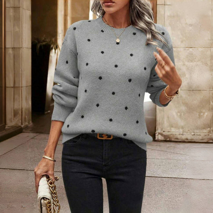 Amy™ - Polka Dot Knitted Sweater