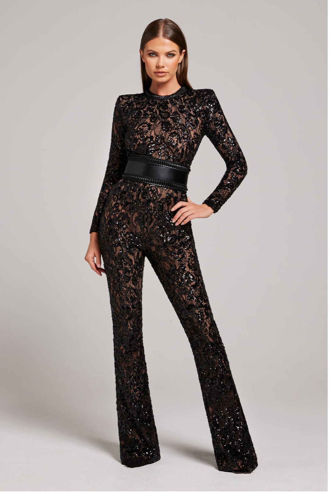 Julia - Long Lace Jumpsuit