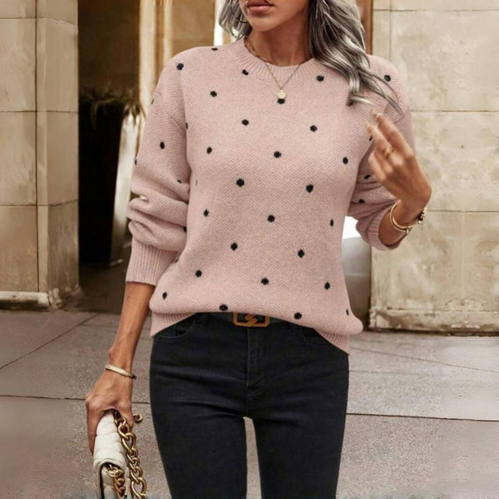 Amy™ - Polka Dot Knitted Sweater