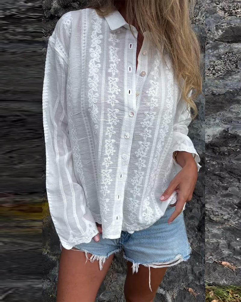 Kathlyn™ | Button-Up Polo Shirt