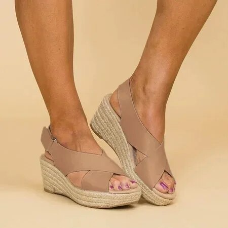 Nancy™ - Elegant Cross-Strap Sandals