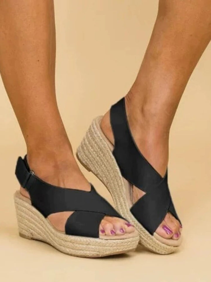 Nancy™ - Elegant Cross-Strap Sandals