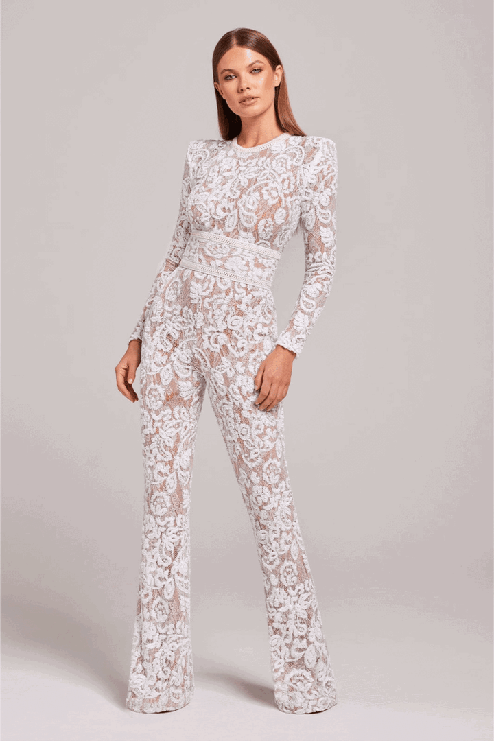 Julia - Long Lace Jumpsuit