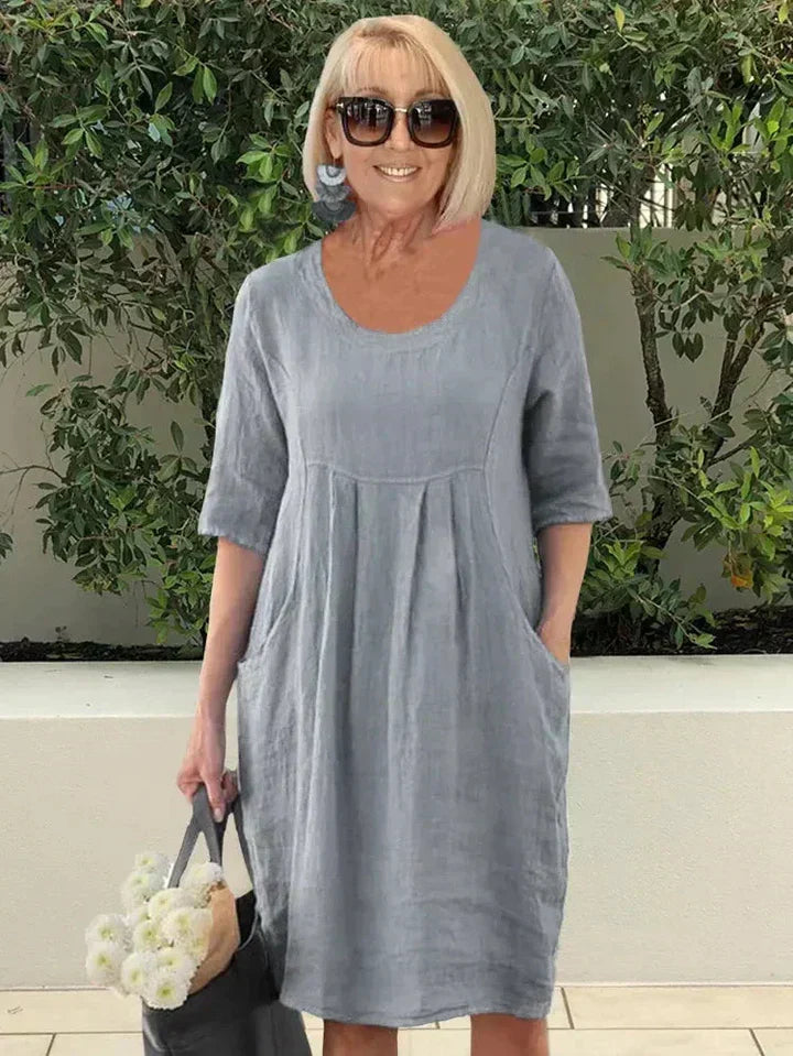 Bridget - Loose Dress with Pockets