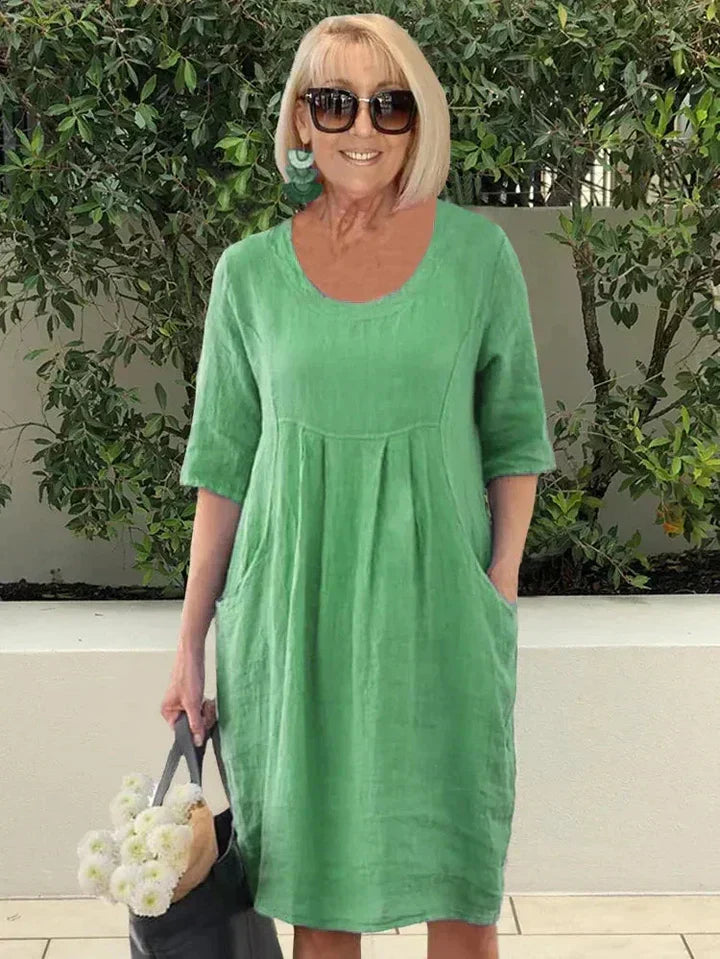 Bridget - Loose Dress with Pockets