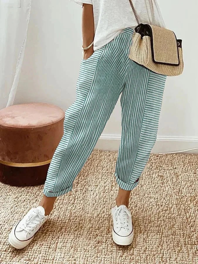 Maria - Striped Pants
