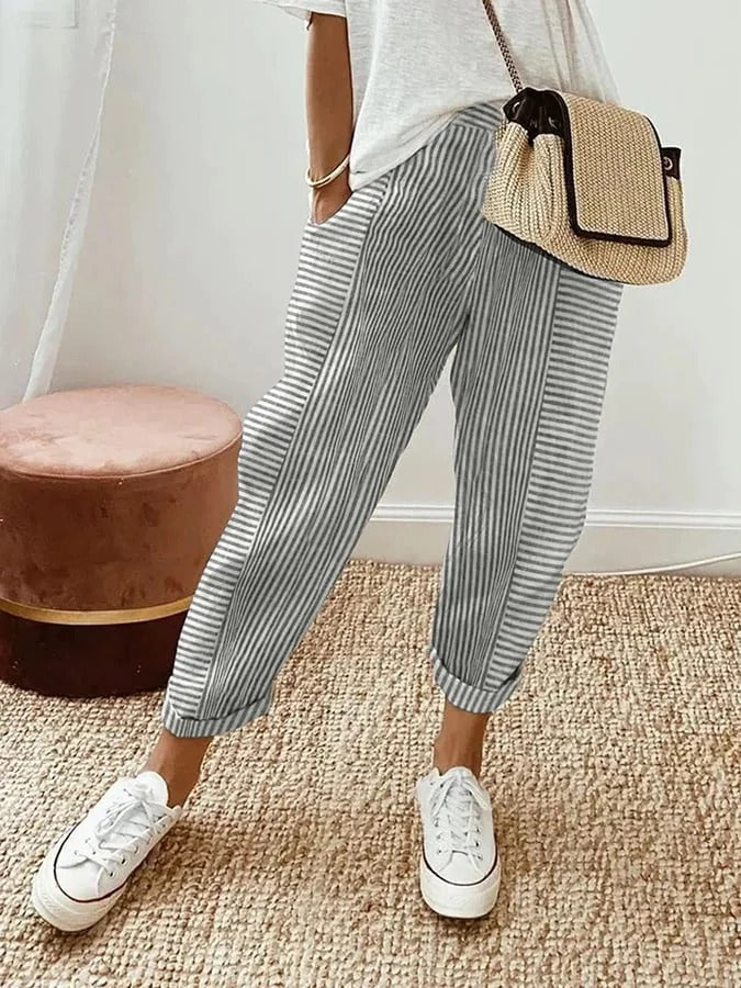 Maria - Striped Pants