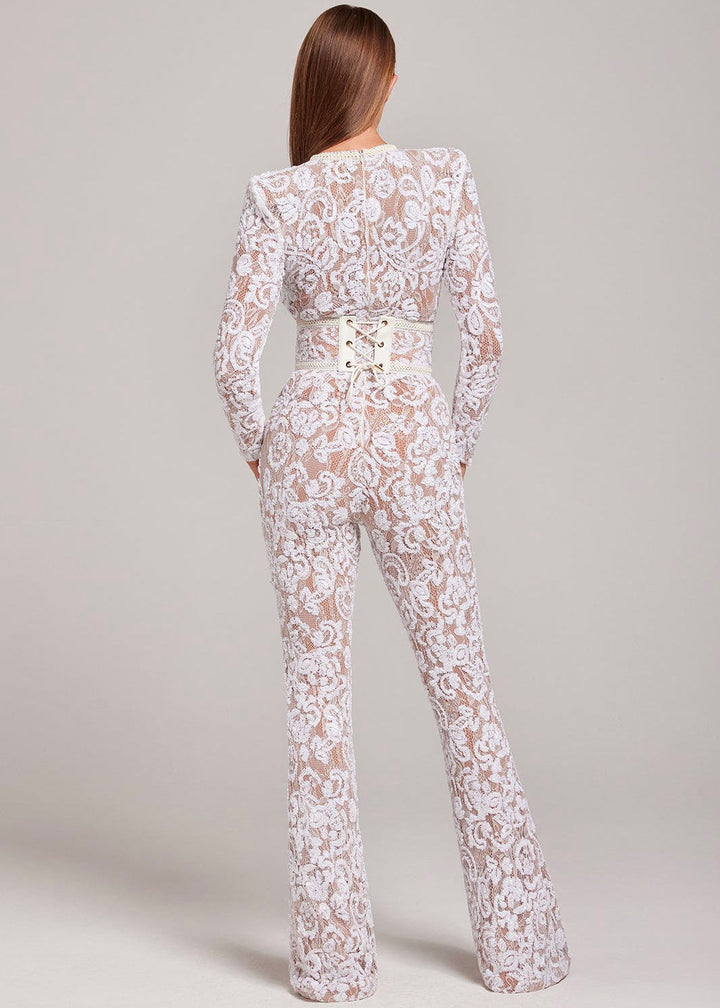 Julia - Long Lace Jumpsuit